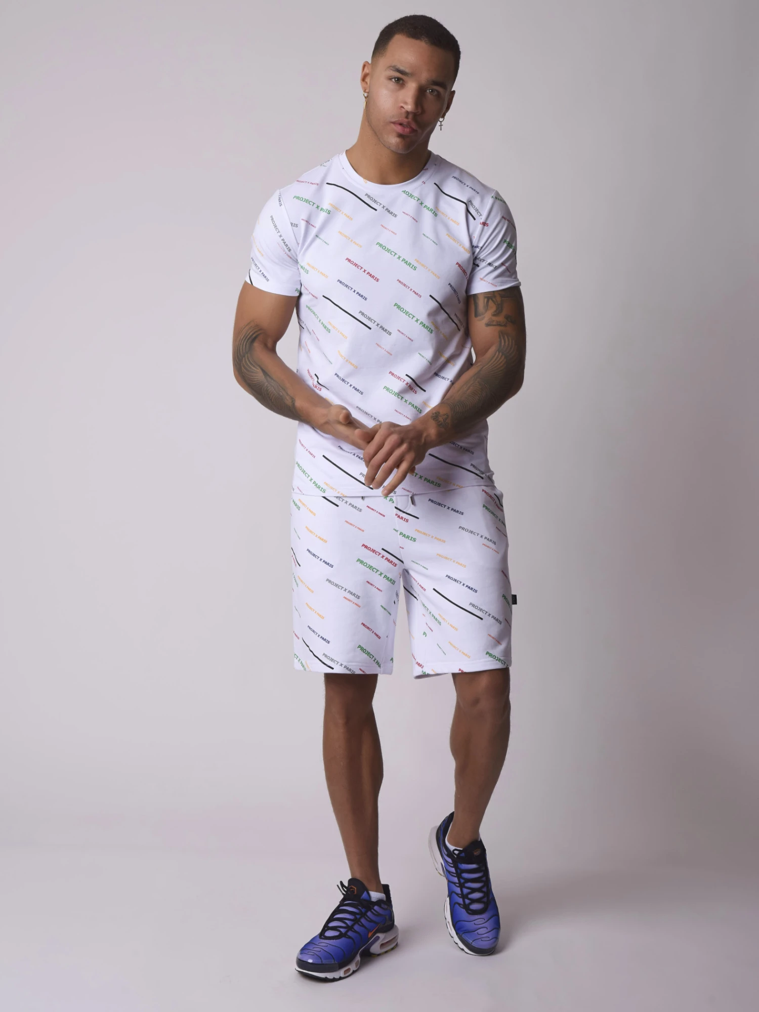 Tee-shirt Imprimé Logo All Over Diagonale – Image 4