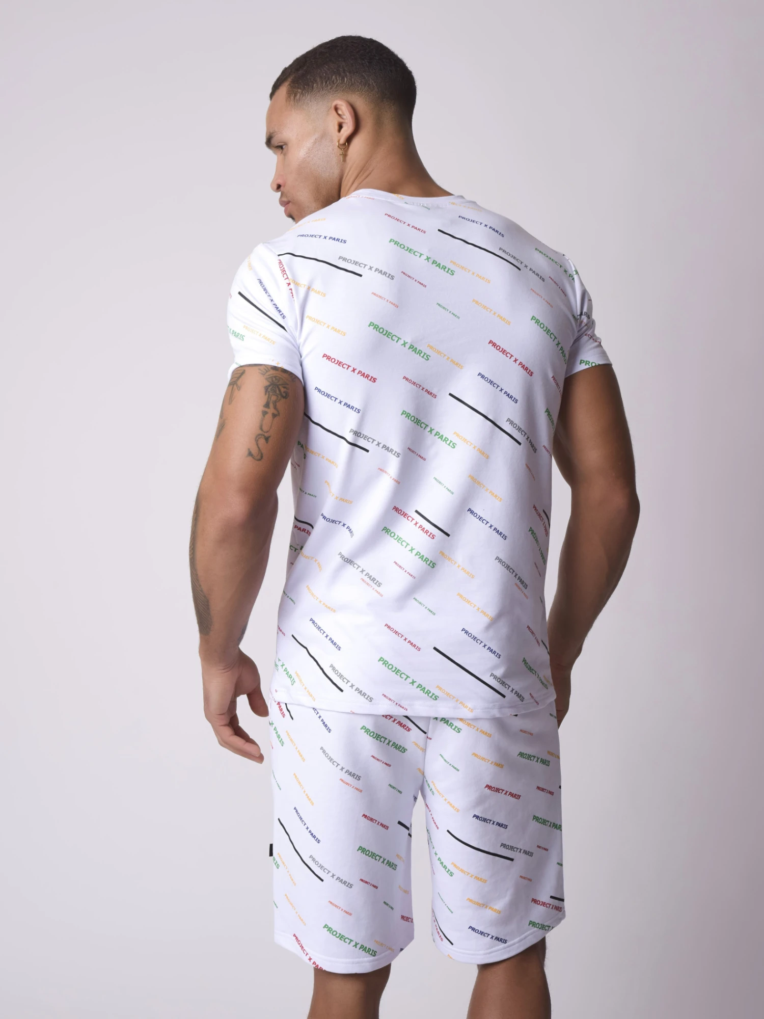 Tee-shirt Imprimé Logo All Over Diagonale – Image 5