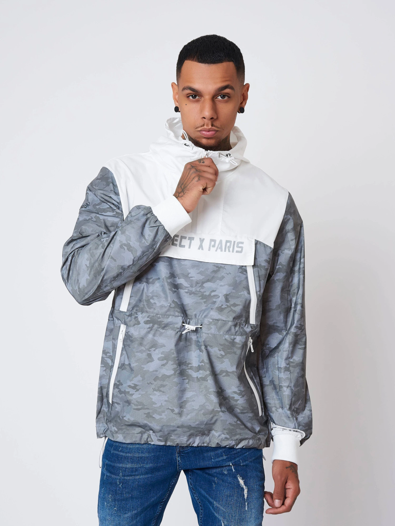 Coupe-vent à Capuche Motif Camouflage "CAMO REFLECT" – Image 3