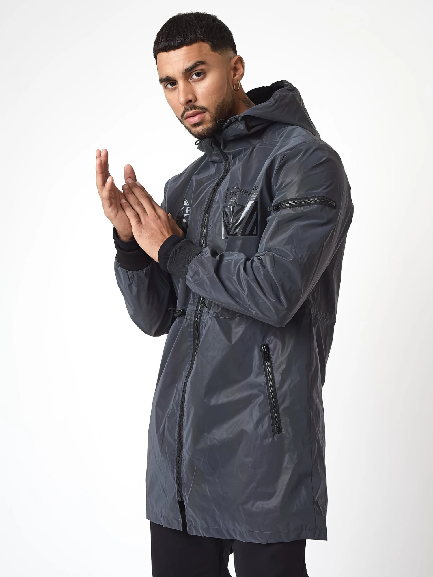 Coupe Vent Long Réfléchissant "Baba Collab" – Image 4