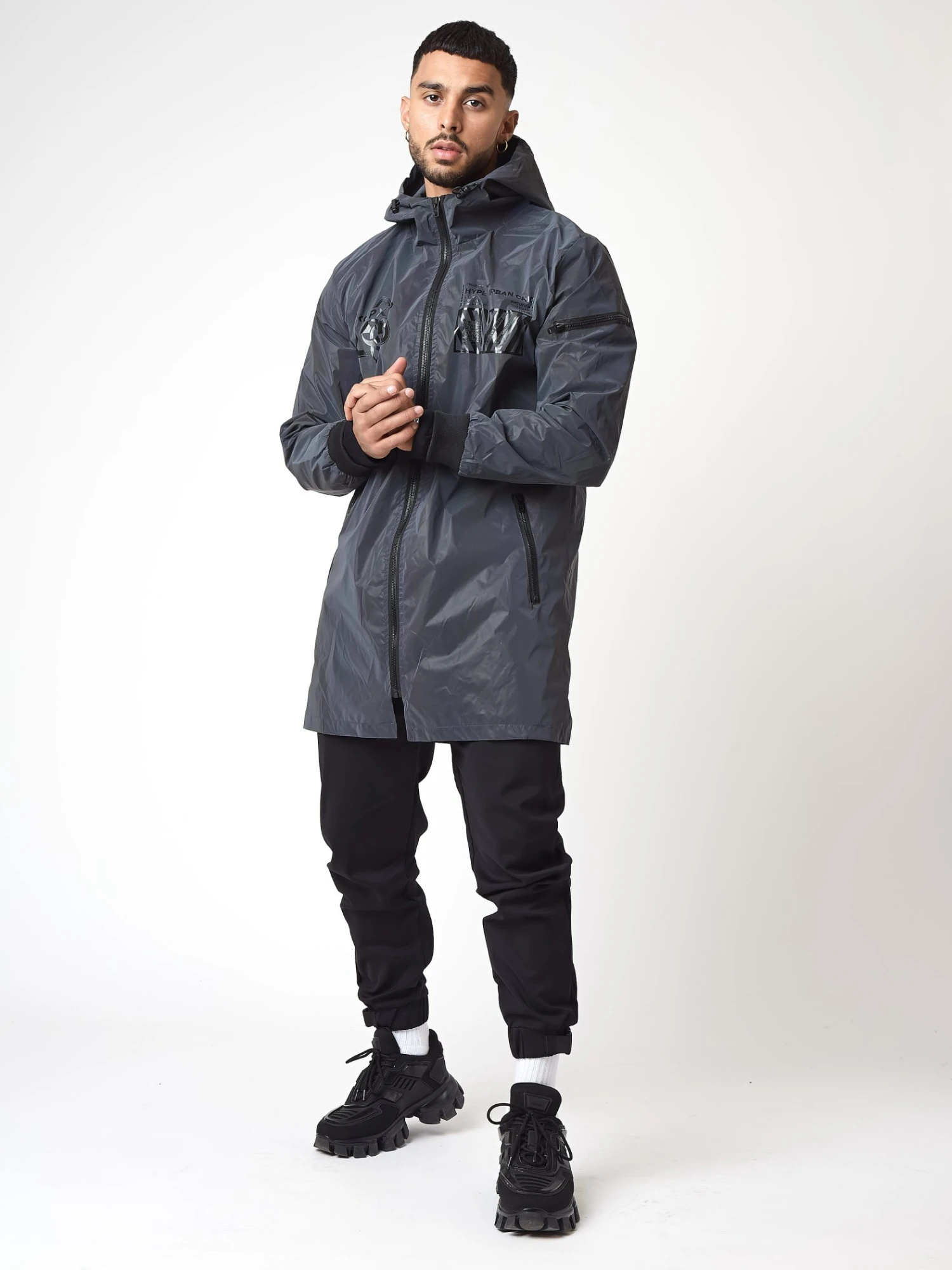 Coupe Vent Long Réfléchissant "Baba Collab" – Image 5