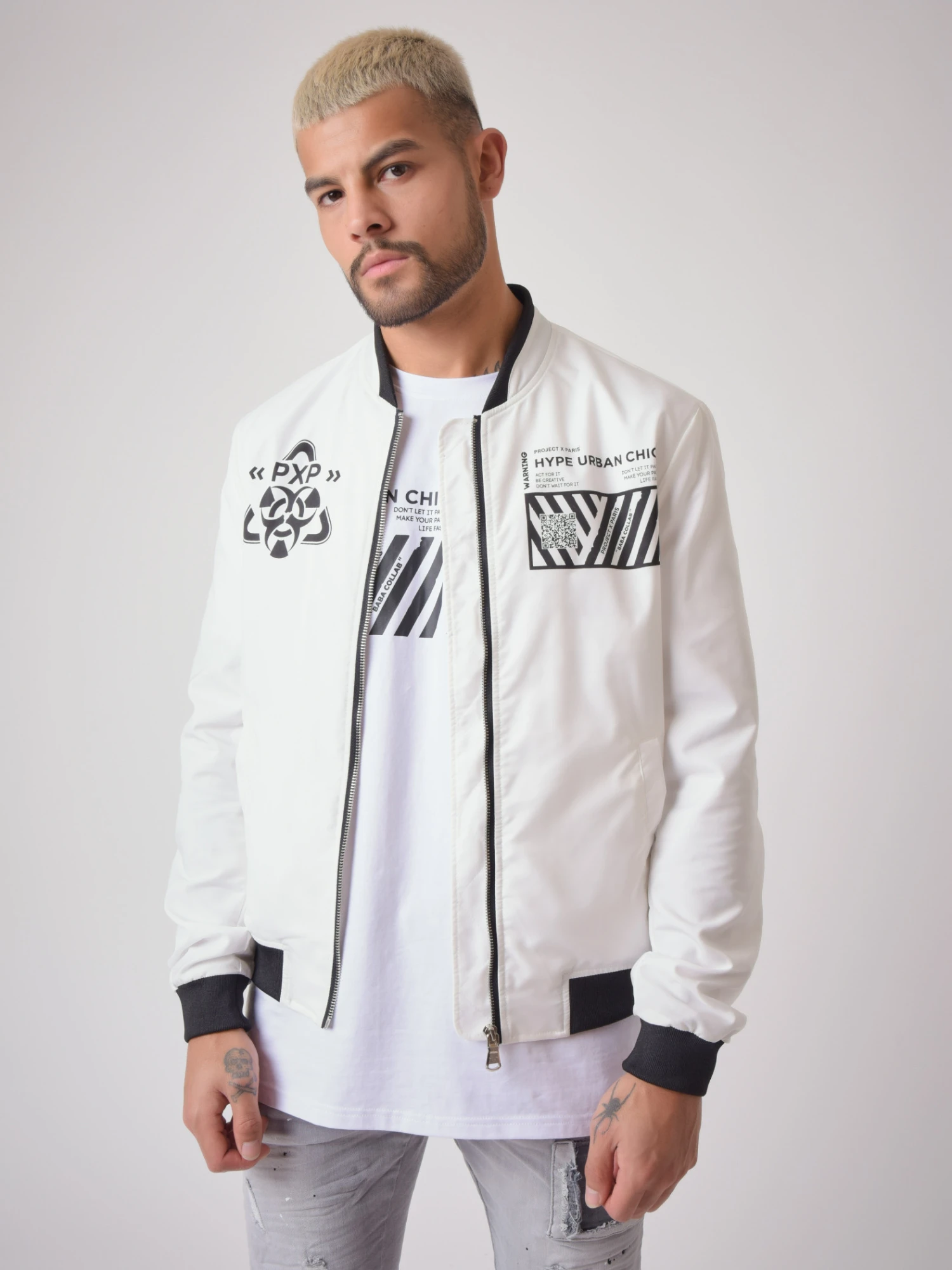 Veste Col Teddy Graphisme " Baba Collab" – Image 2