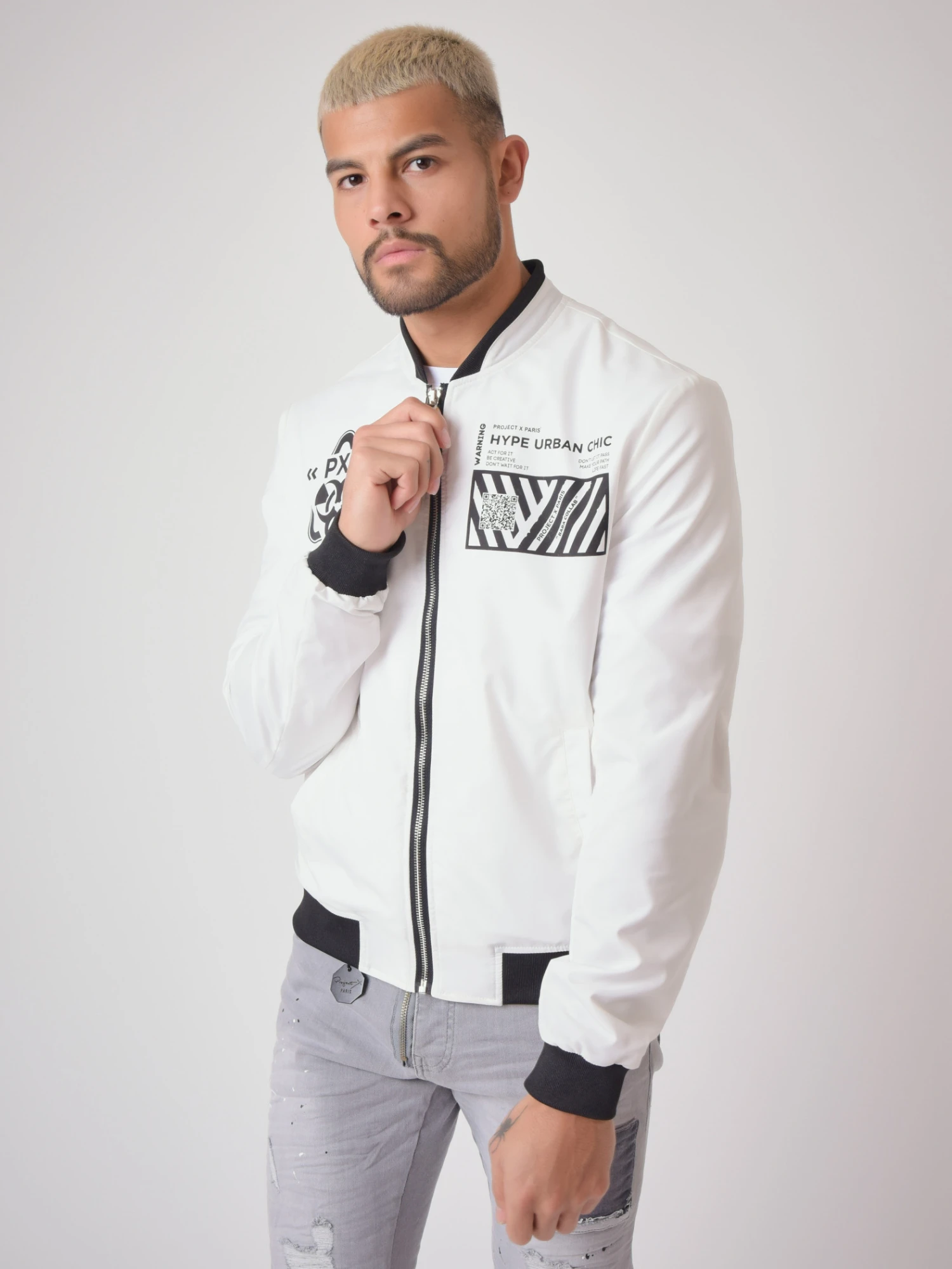 Veste Col Teddy Graphisme " Baba Collab" – Image 3