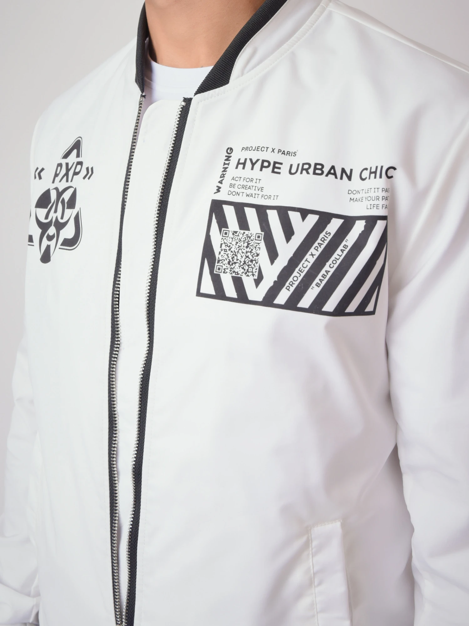 Veste Col Teddy Graphisme " Baba Collab" – Image 4