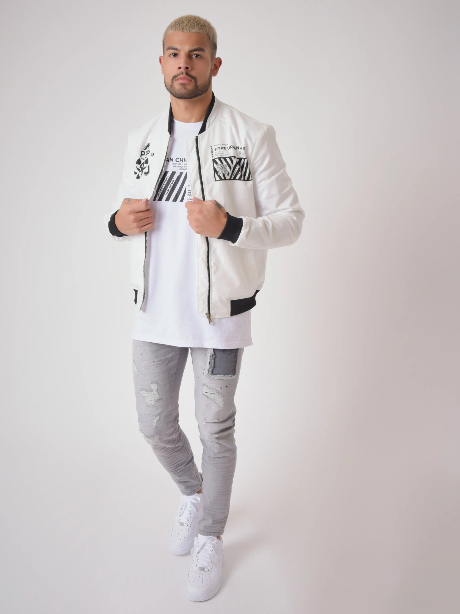 Veste Col Teddy Graphisme " Baba Collab" – Image 5