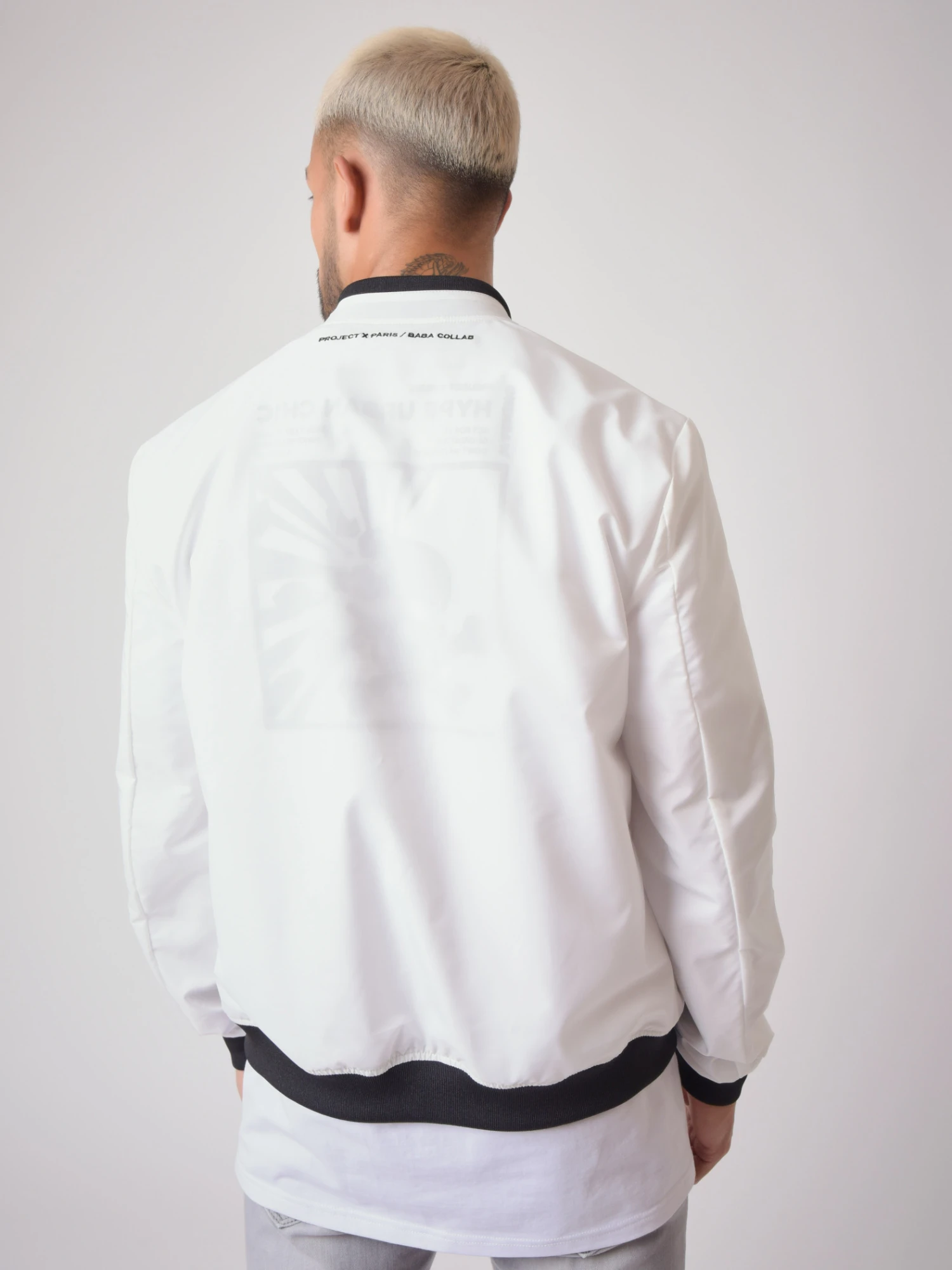 Veste Col Teddy Graphisme " Baba Collab"