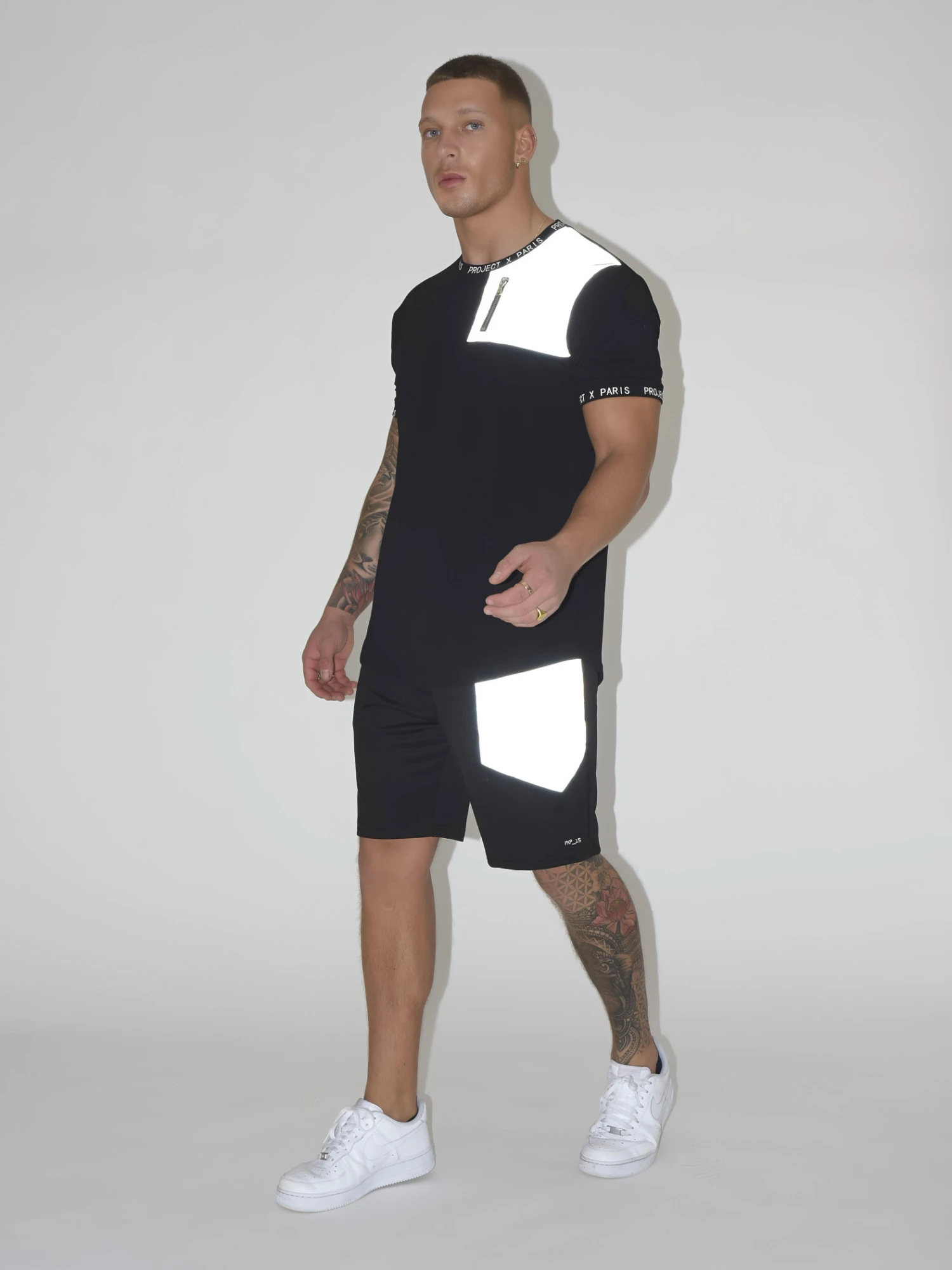 Tee-shirt Empiècement Militaire Reflect – Image 2