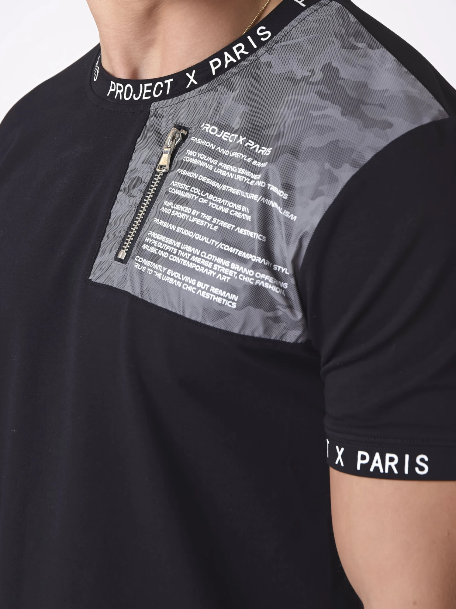 Tee-shirt Empiècement Militaire Reflect – Image 4
