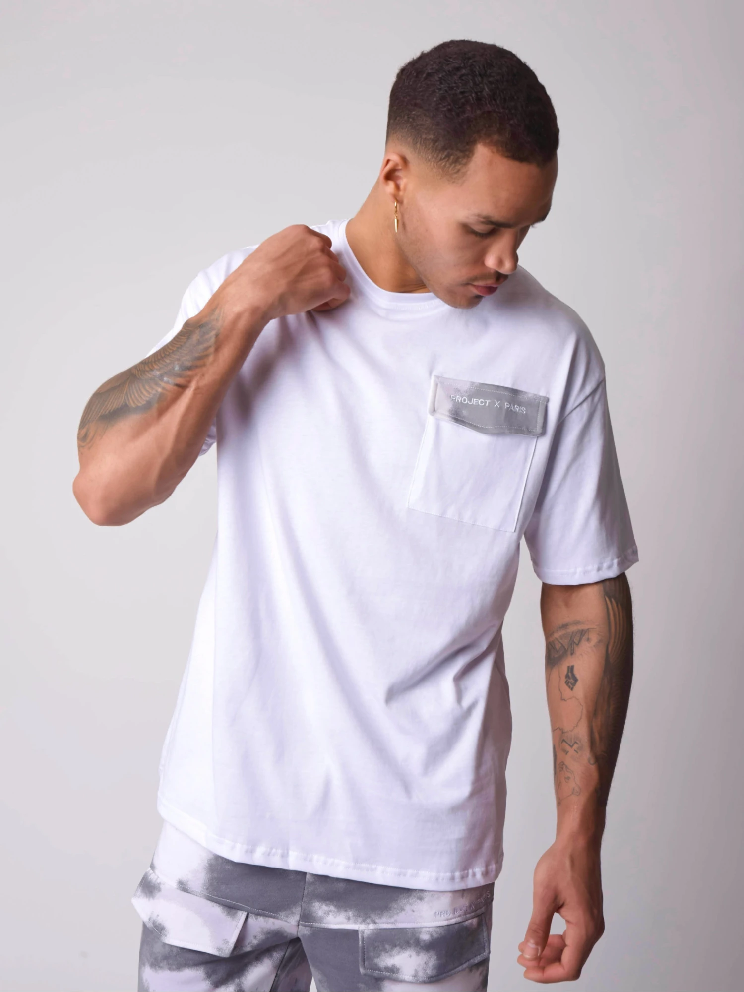 Tee-shirt Ample Rabat De Poche