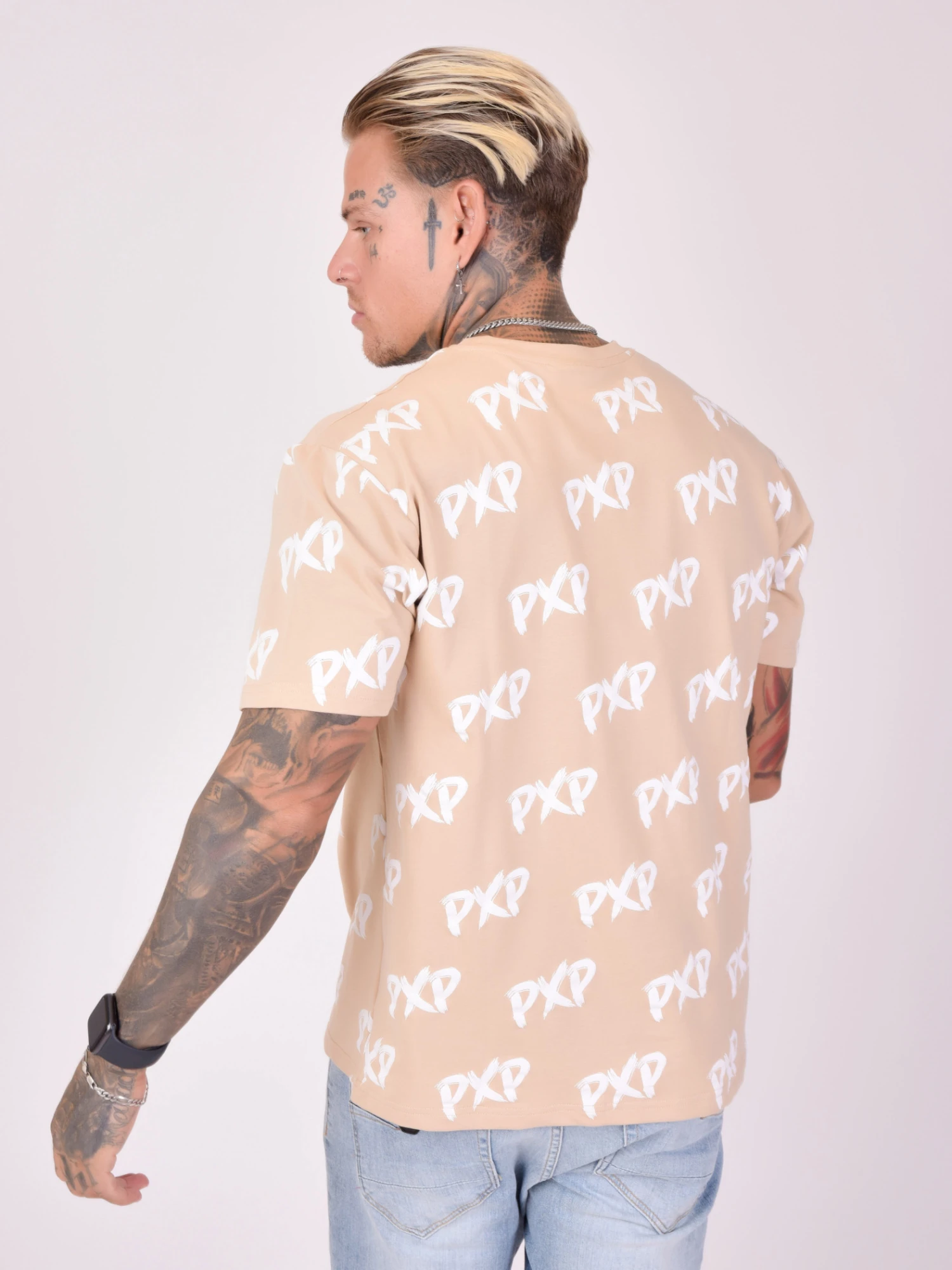 T-shirt PXP Unisexe "brush" All Over – Image 2