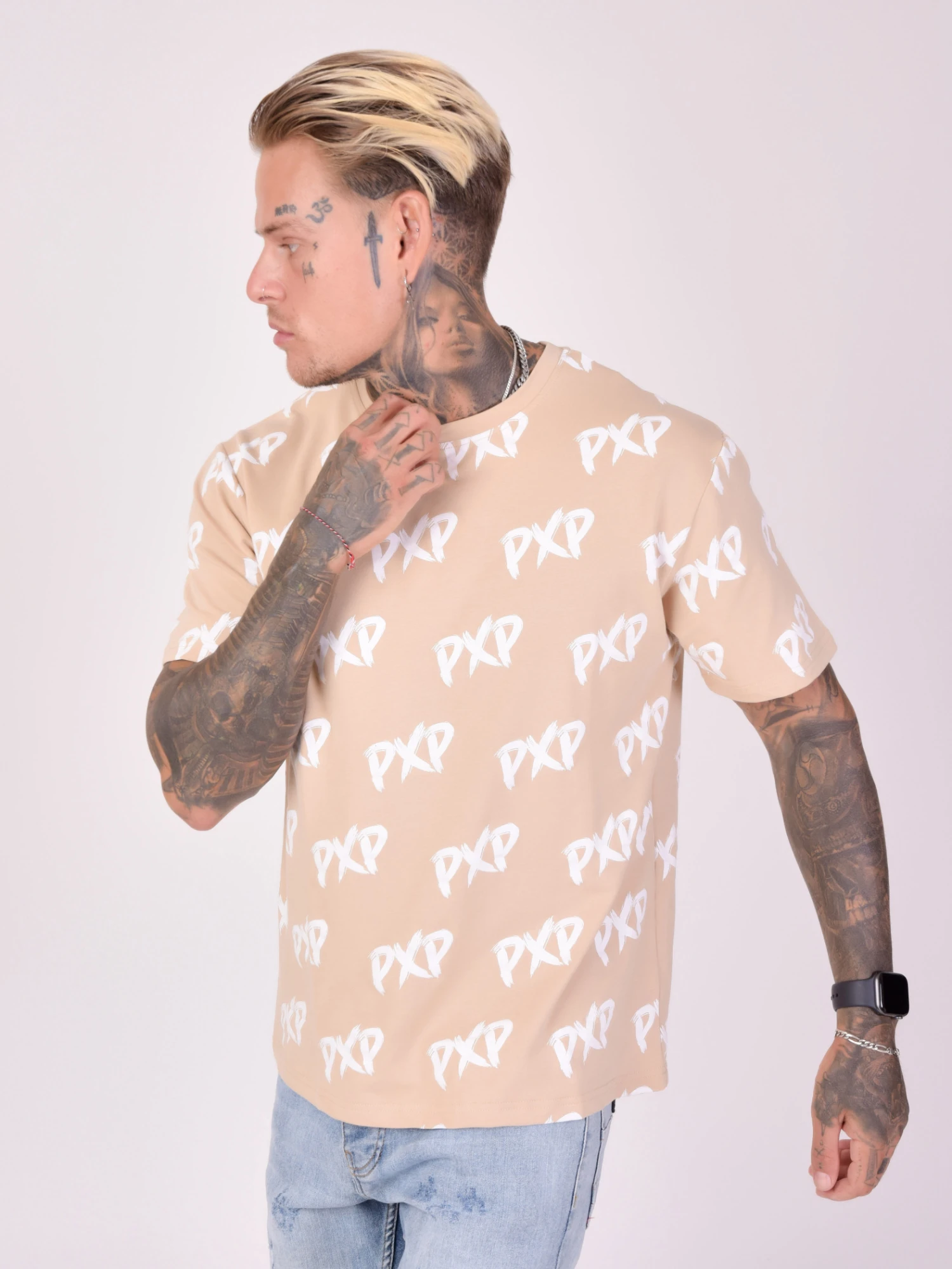 T-shirt PXP Unisexe "brush" All Over – Image 5