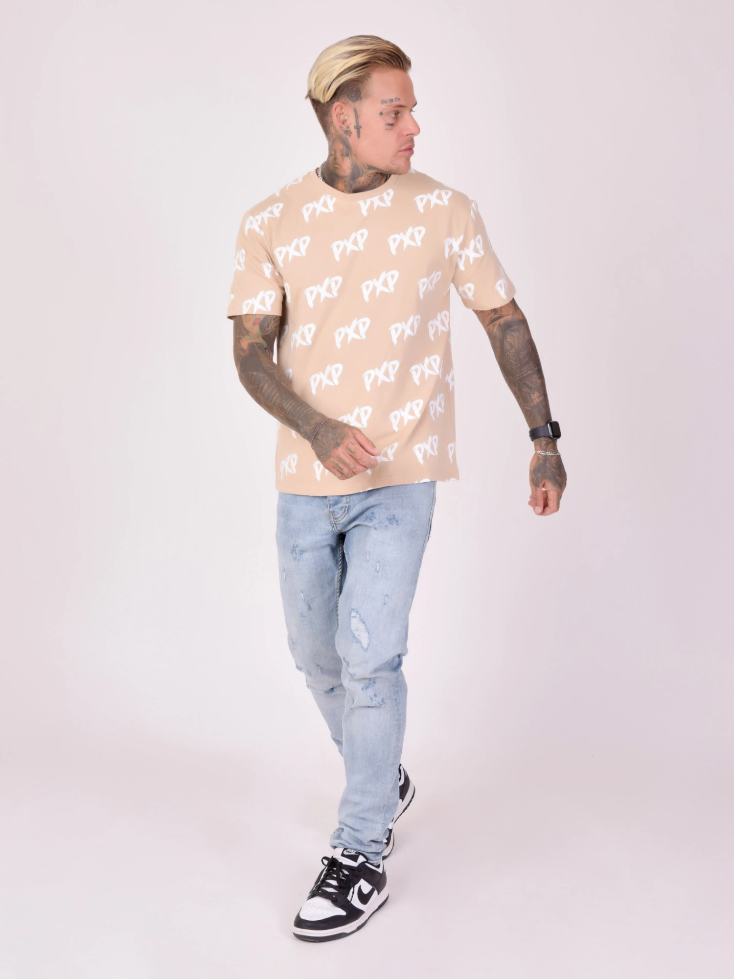 T-shirt PXP Unisexe "brush" All Over