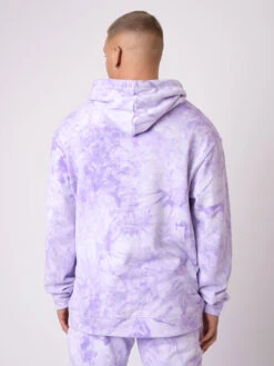 Sweat à Capuche Tie & Dye Broderie Logo