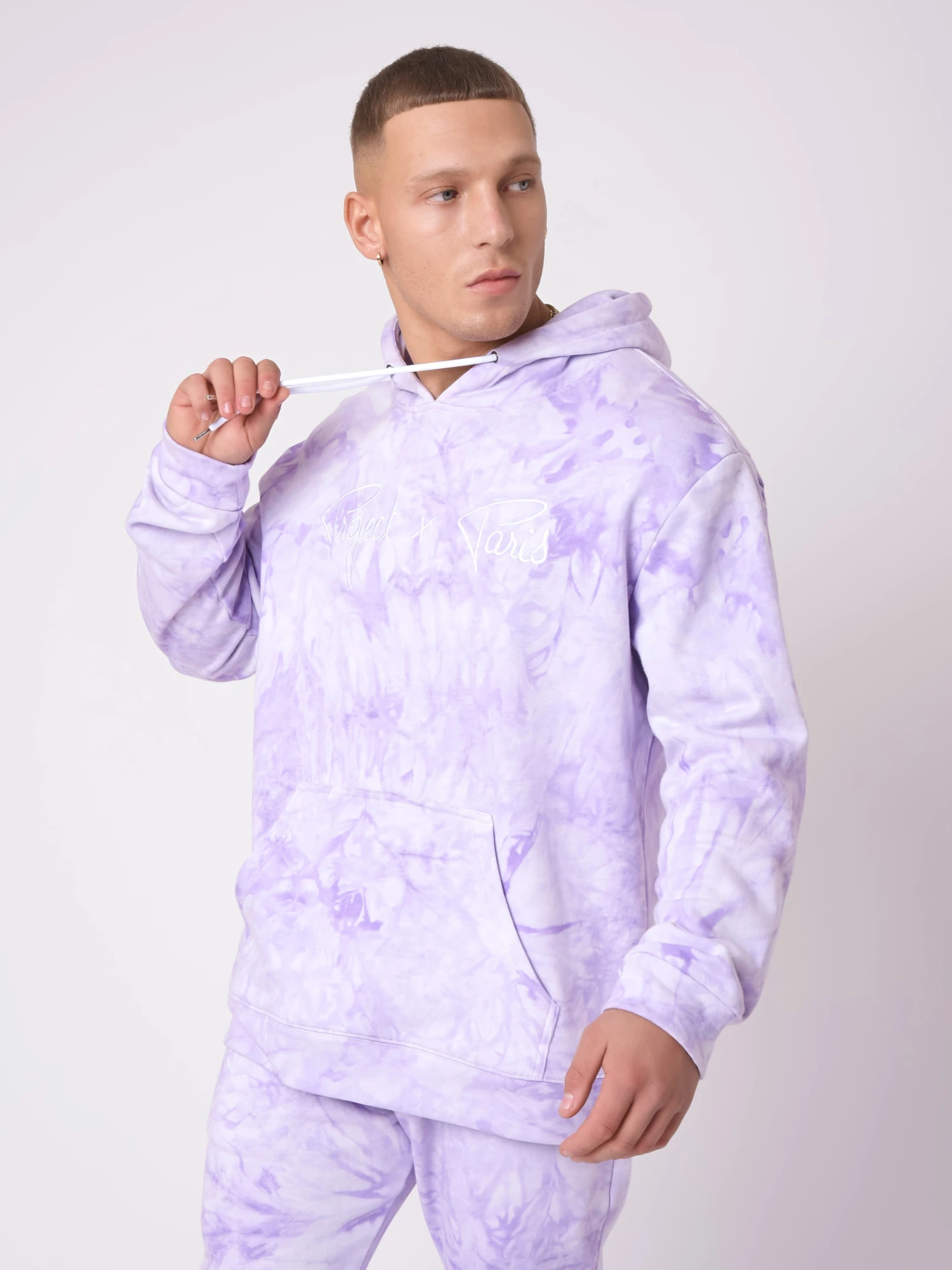 Sweat à Capuche Tie & Dye Broderie Logo – Image 4