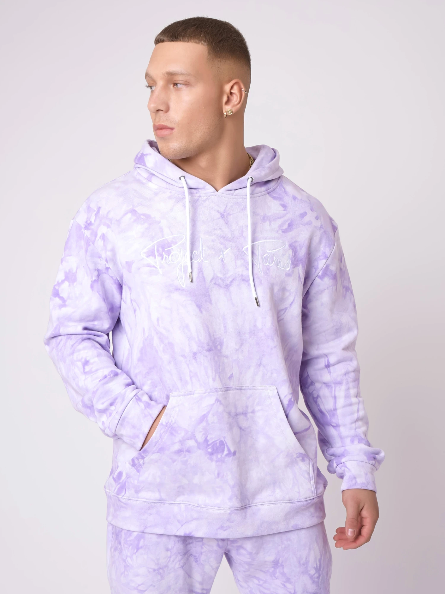 Sweat à Capuche Tie & Dye Broderie Logo – Image 5