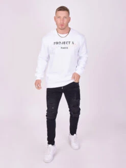 Col Rond Broderie Multicolore