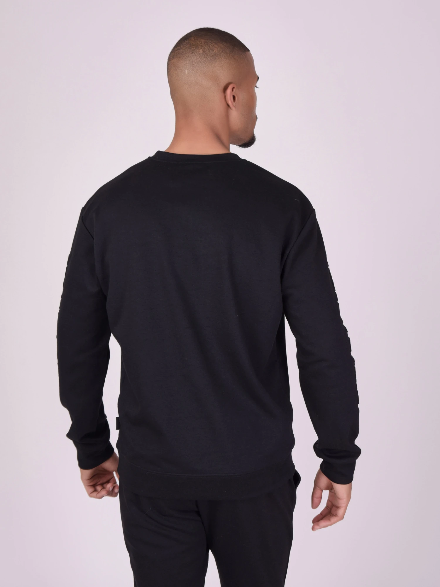 Sweat Col Rond Logo Relief Basic – Image 3