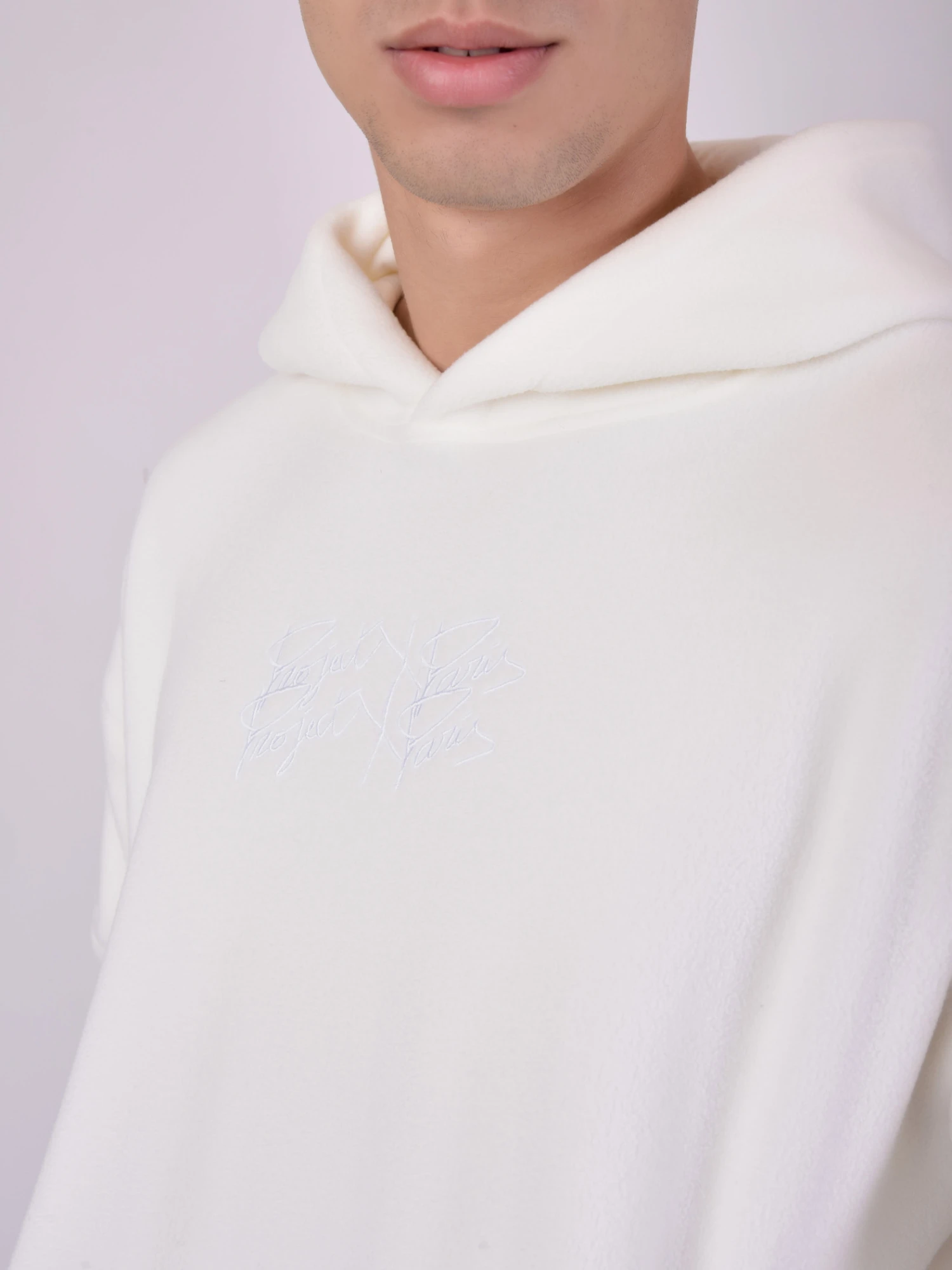 Sweat à Capuche Polaire Double Logo – Image 3