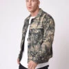 Veste En Denim Motif Tie & Dye