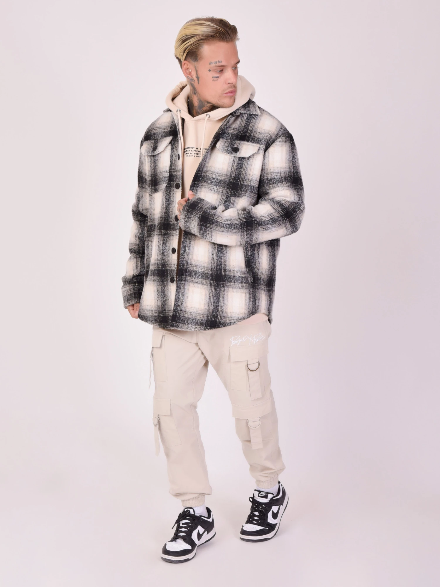 Surchemise Motif Carreaux Plaid