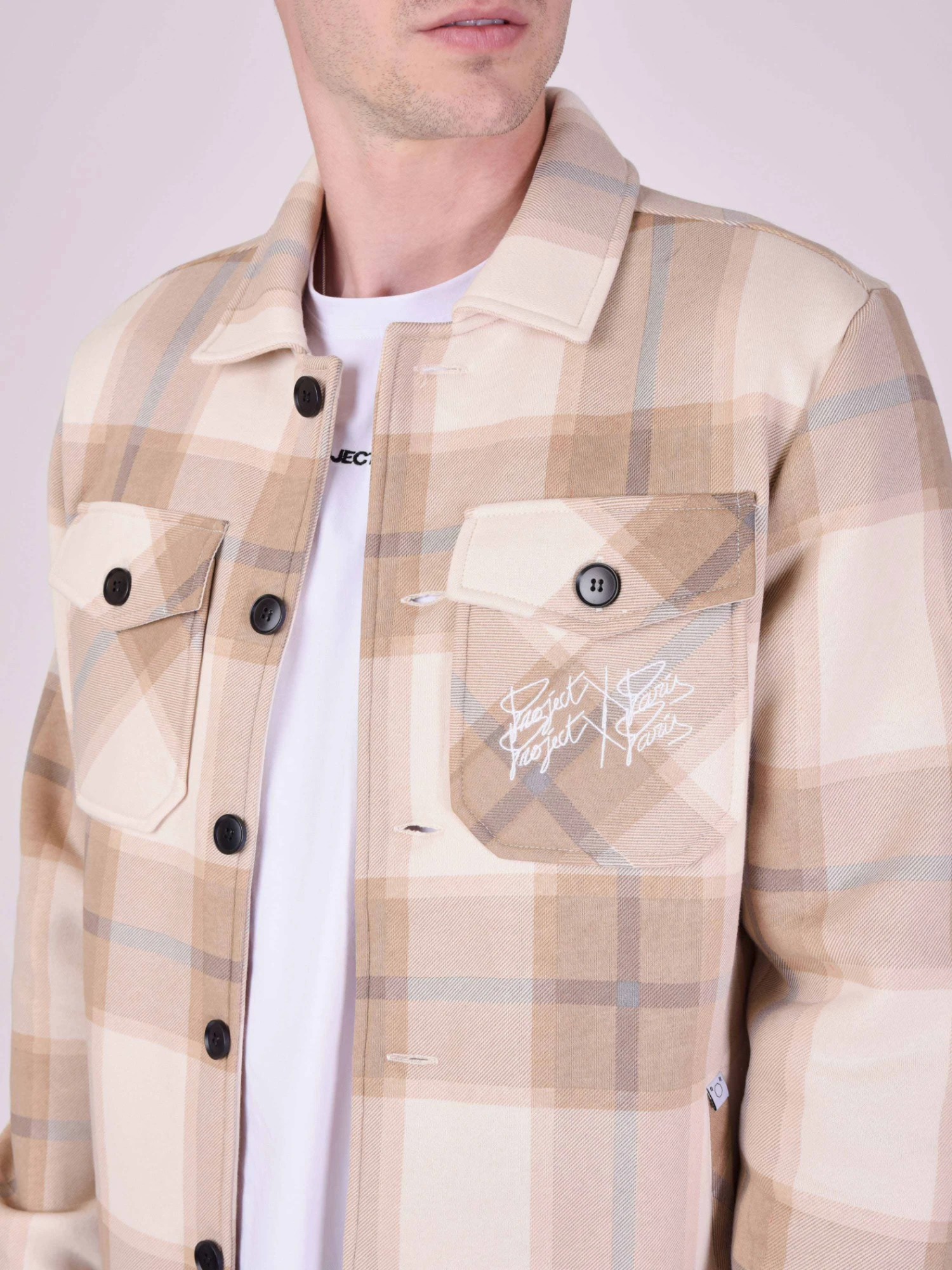 Surchemiseà Motif Maxi Carreaux Molleton – Image 2