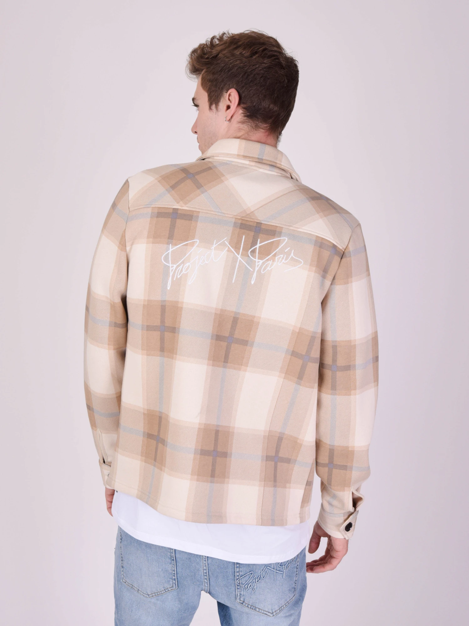 Surchemiseà Motif Maxi Carreaux Molleton – Image 4