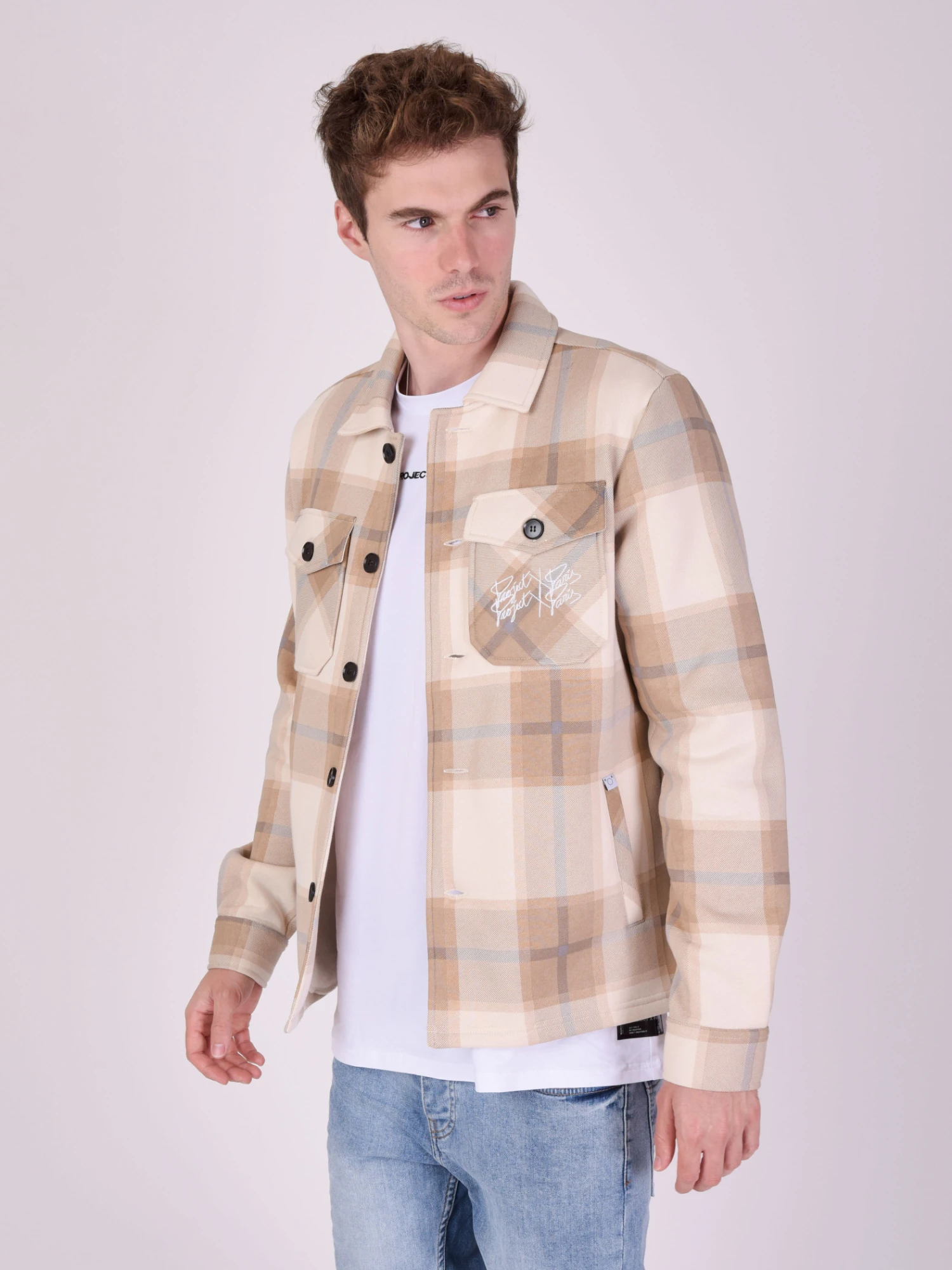 Surchemiseà Motif Maxi Carreaux Molleton – Image 6