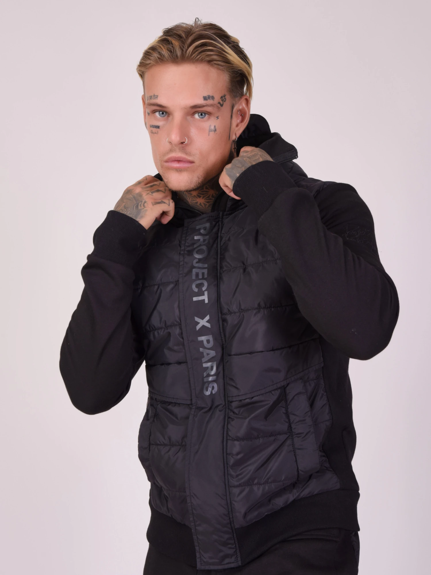 Veste à Capuche Bi-matière – Image 5