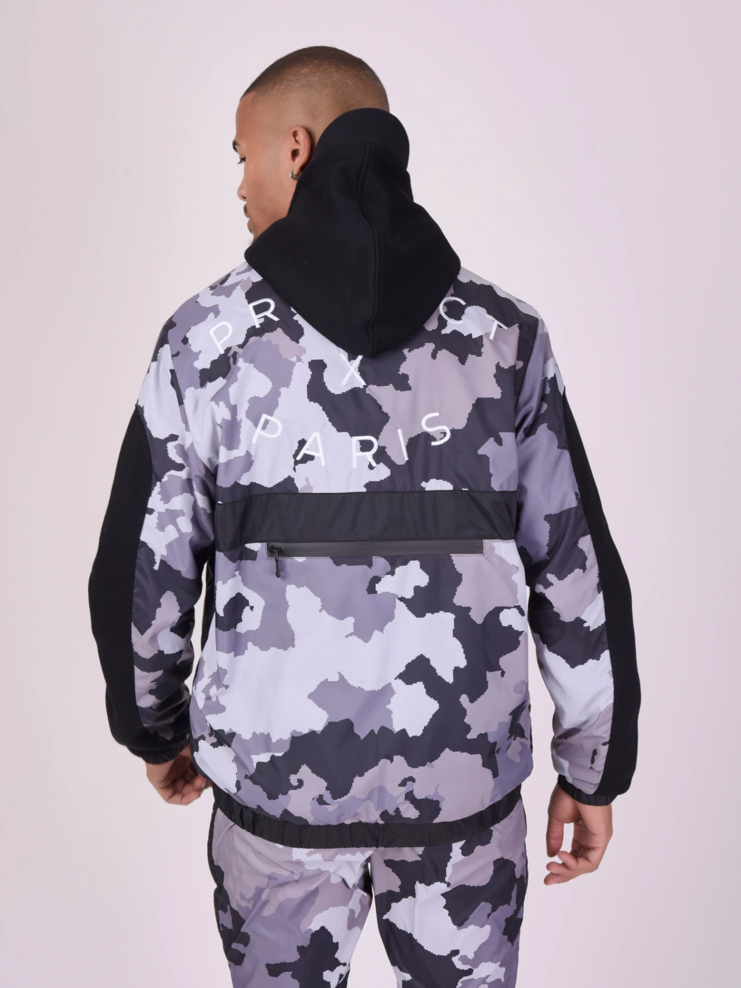 Veste Imprimé Camouflage Matelassage Rond – Image 2