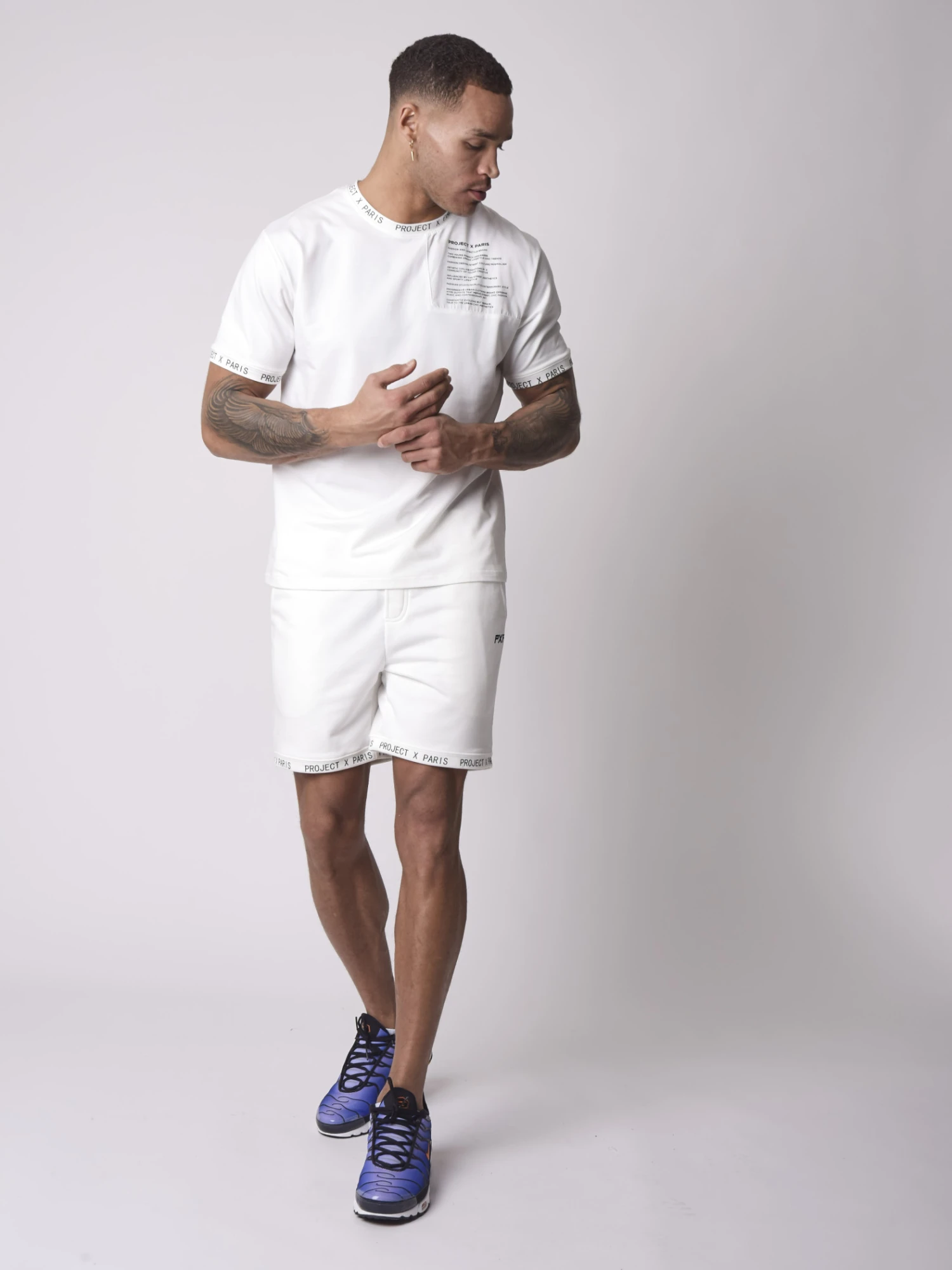 Short Empiècement Et Message Texte – Image 2