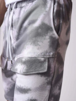 Short Motif Camouflage Abstrait