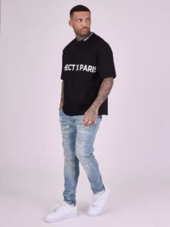 Tee-shirt Loose Basic Avec Impression Logo En Oversize