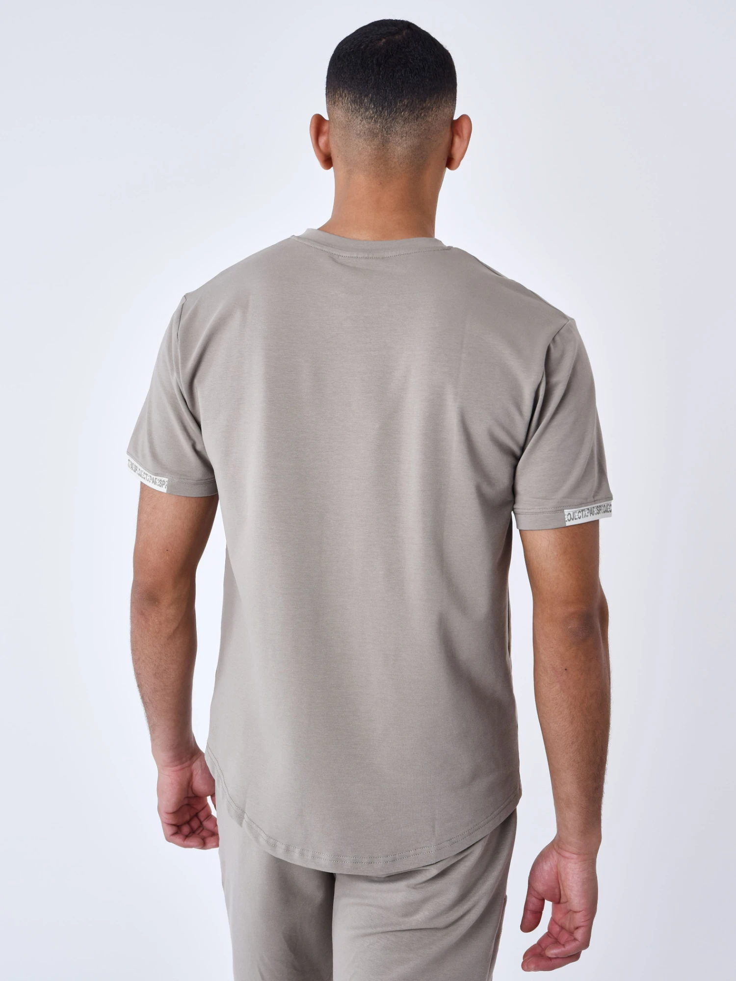 Tee-shirt Uni Avec Bande Logo – Image 5