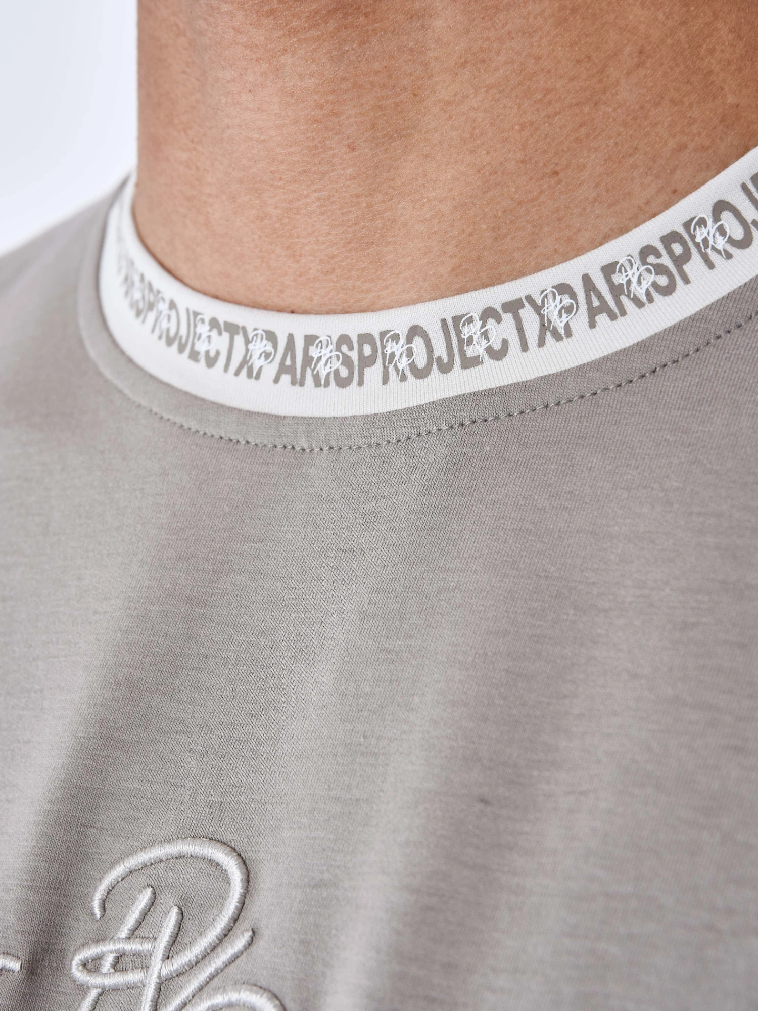 Tee-shirt Uni Avec Bande Logo