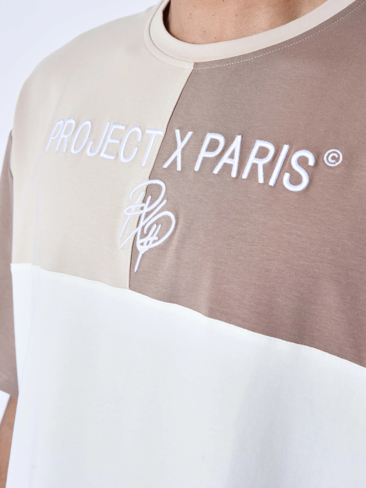 Tee-shirt Oversize Effet Color Block – Image 2