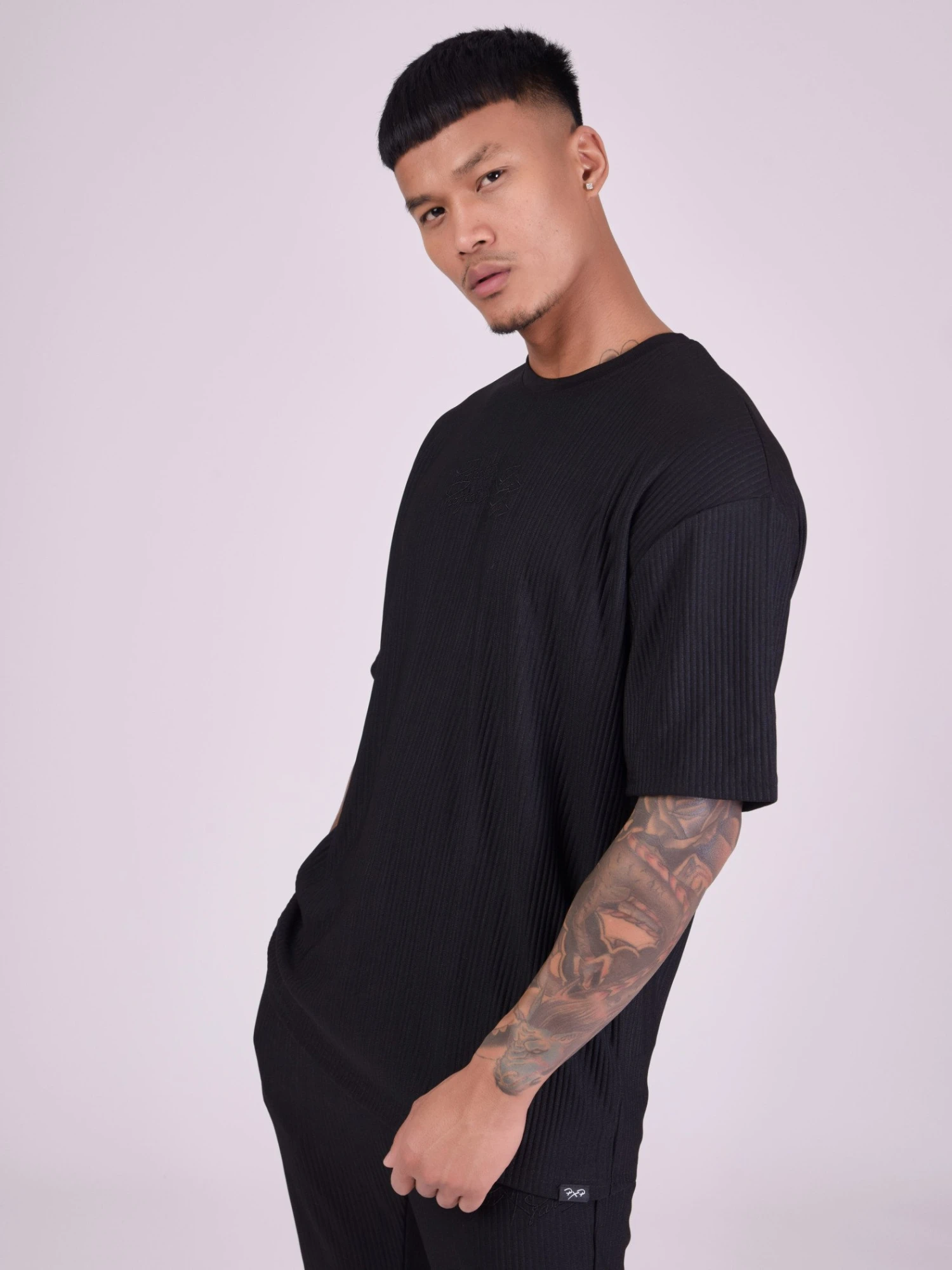 Tee-shirt Oversize En Matière Texturé – Image 2