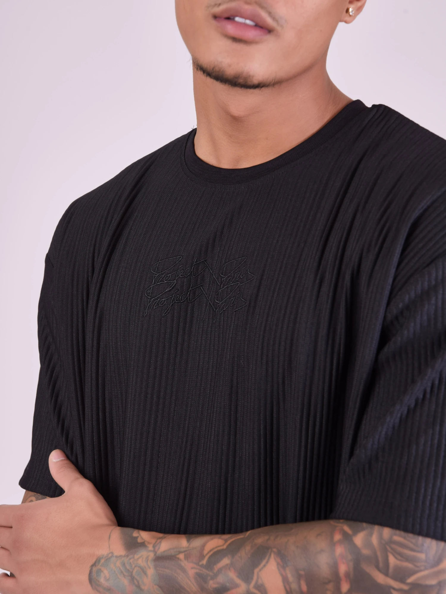 Tee-shirt Oversize En Matière Texturé – Image 5