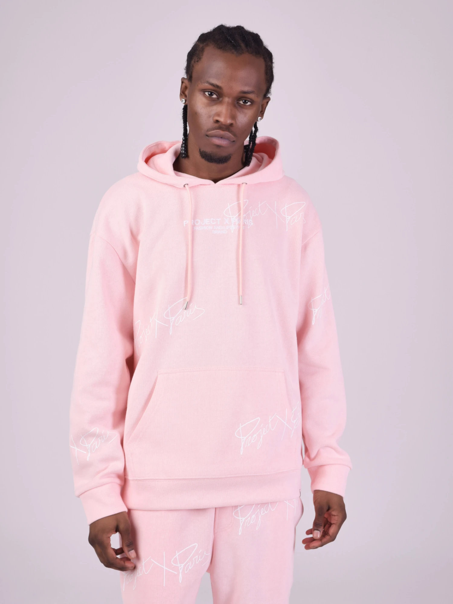 Sweat à Capuche Soft Avec Broderie Logo All Over – Image 5