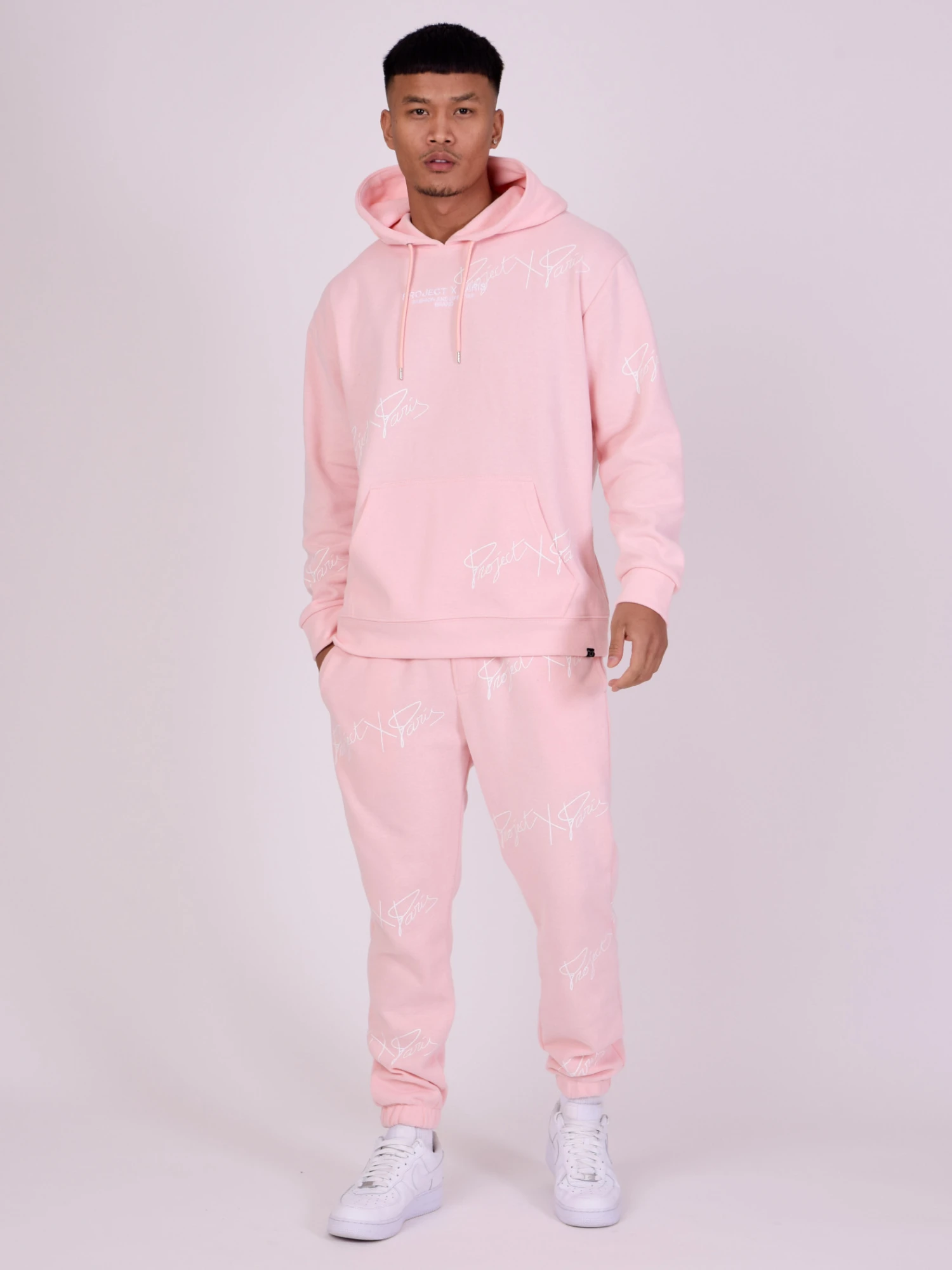 Sweat à Capuche Soft Avec Broderie Logo All Over – Image 7