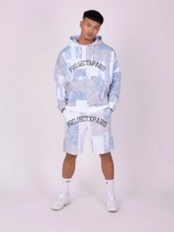 Sweat à Capuche Avec Motif "bandana"