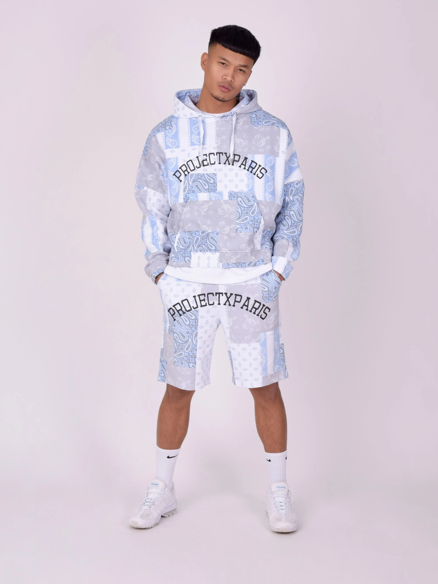 Sweat à Capuche Avec Motif "bandana"