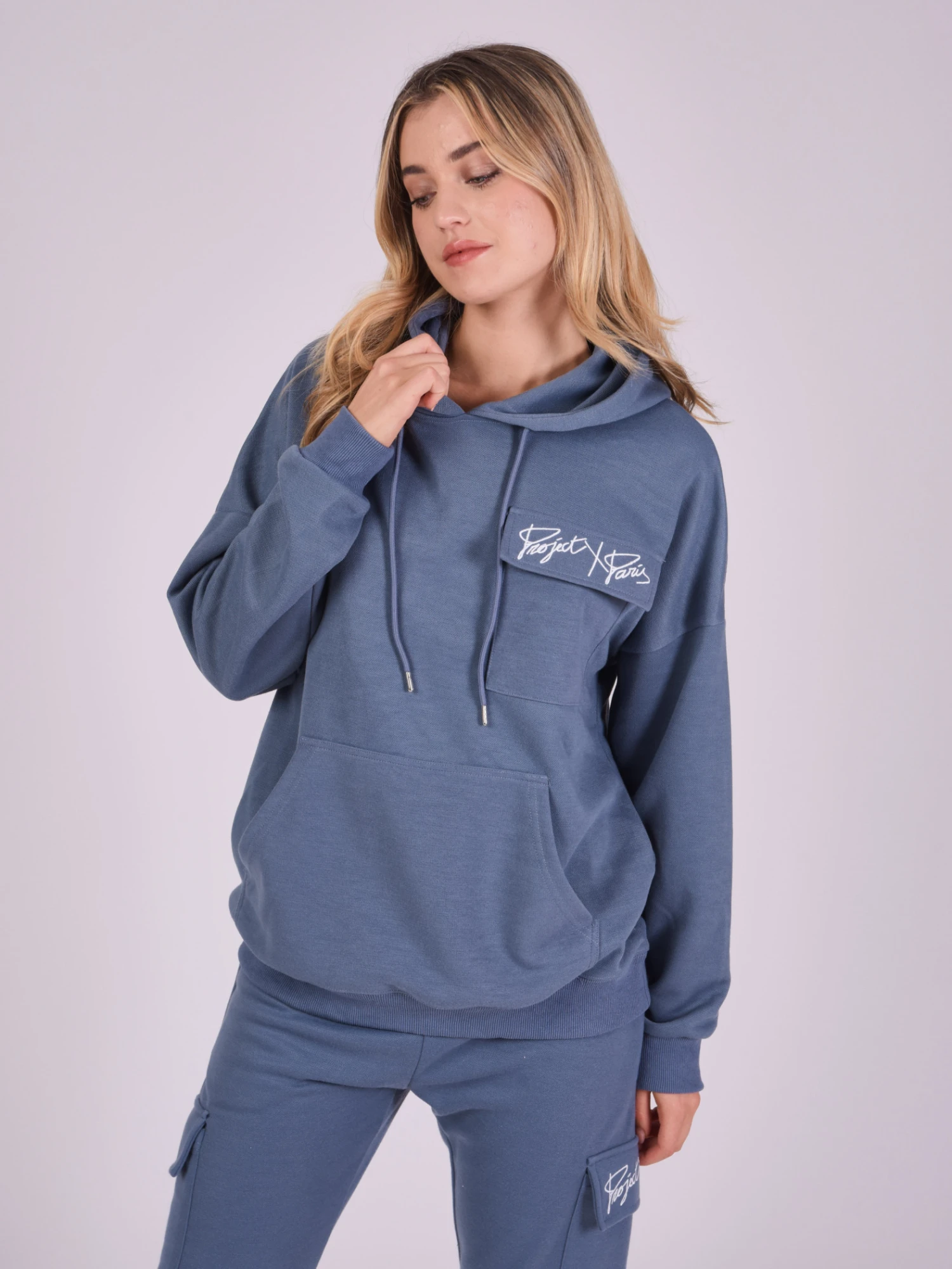 Sweat à Capuche Ample Avec Poche – Image 5