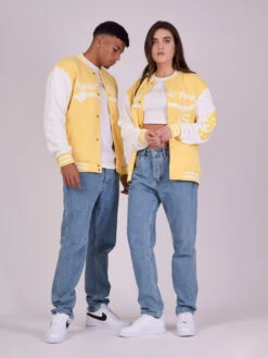 Veste Teddy Style Universitaire Avec Logo