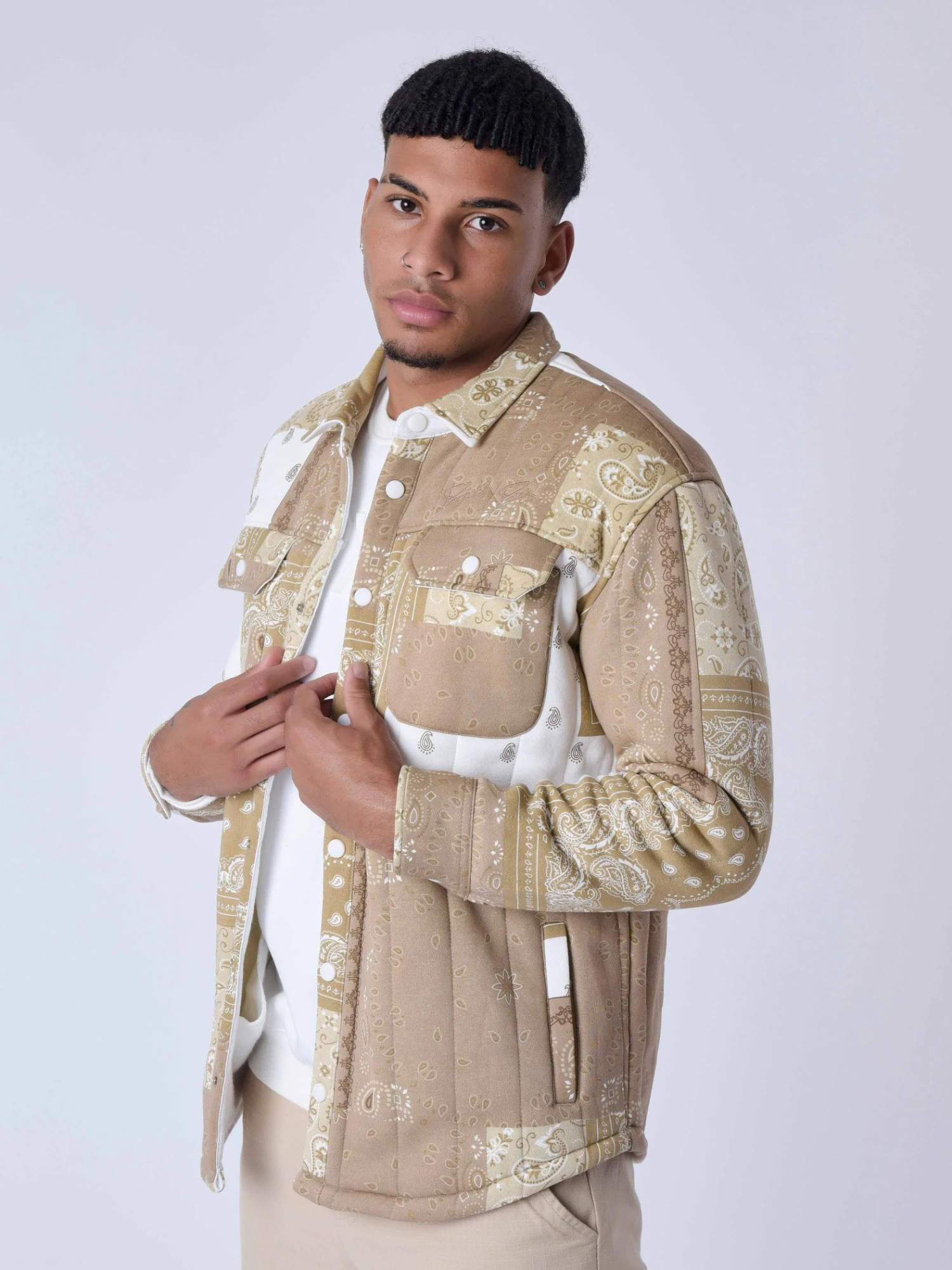 Surchemise Matelassé Motif Bandana – Image 3