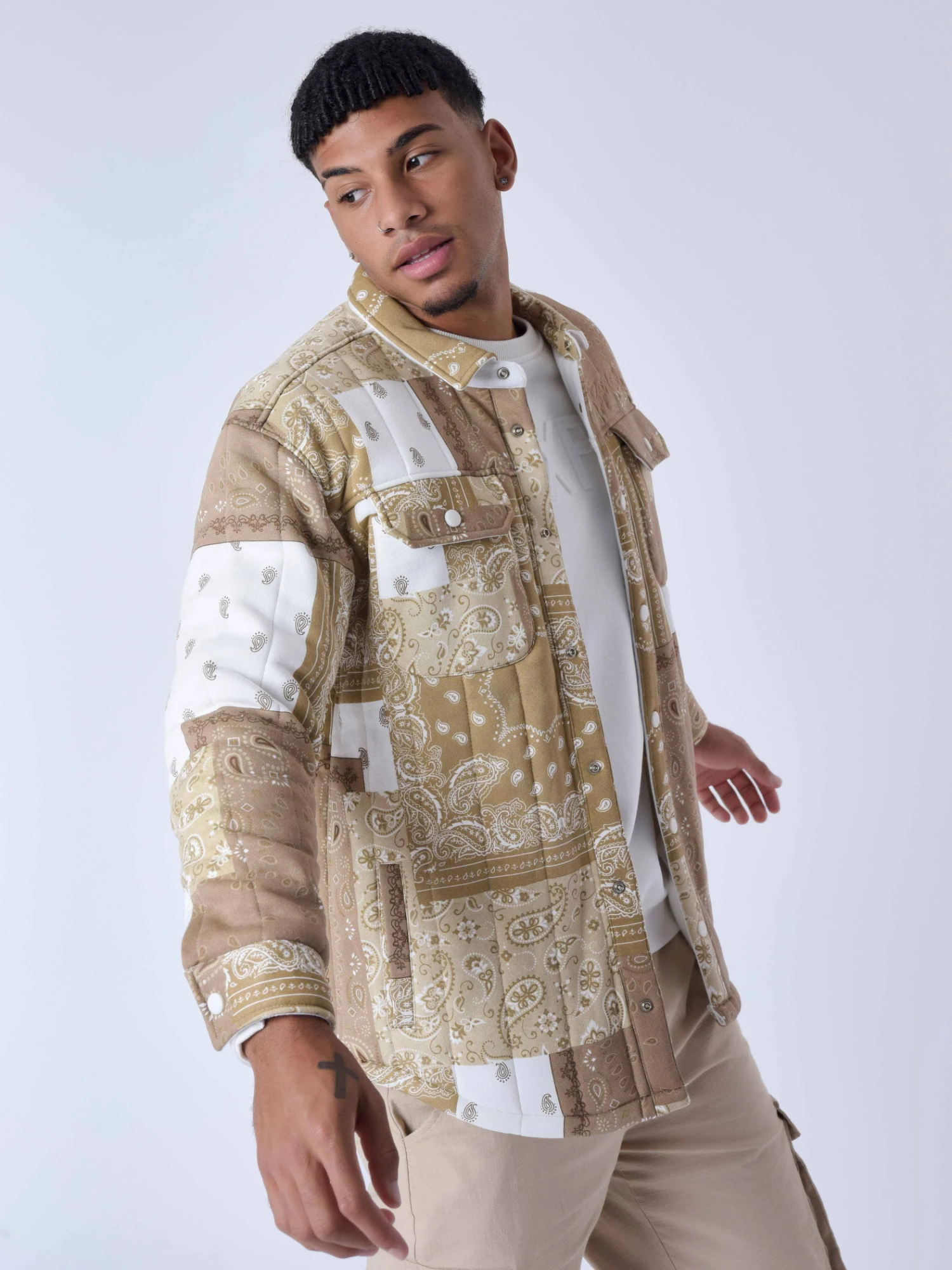 Surchemise Matelassé Motif Bandana – Image 6