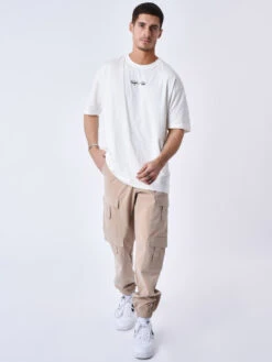 Pantalon Cargo En Sergé