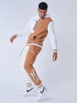 Bas De Jogging Universitaire à Bandes Contraster