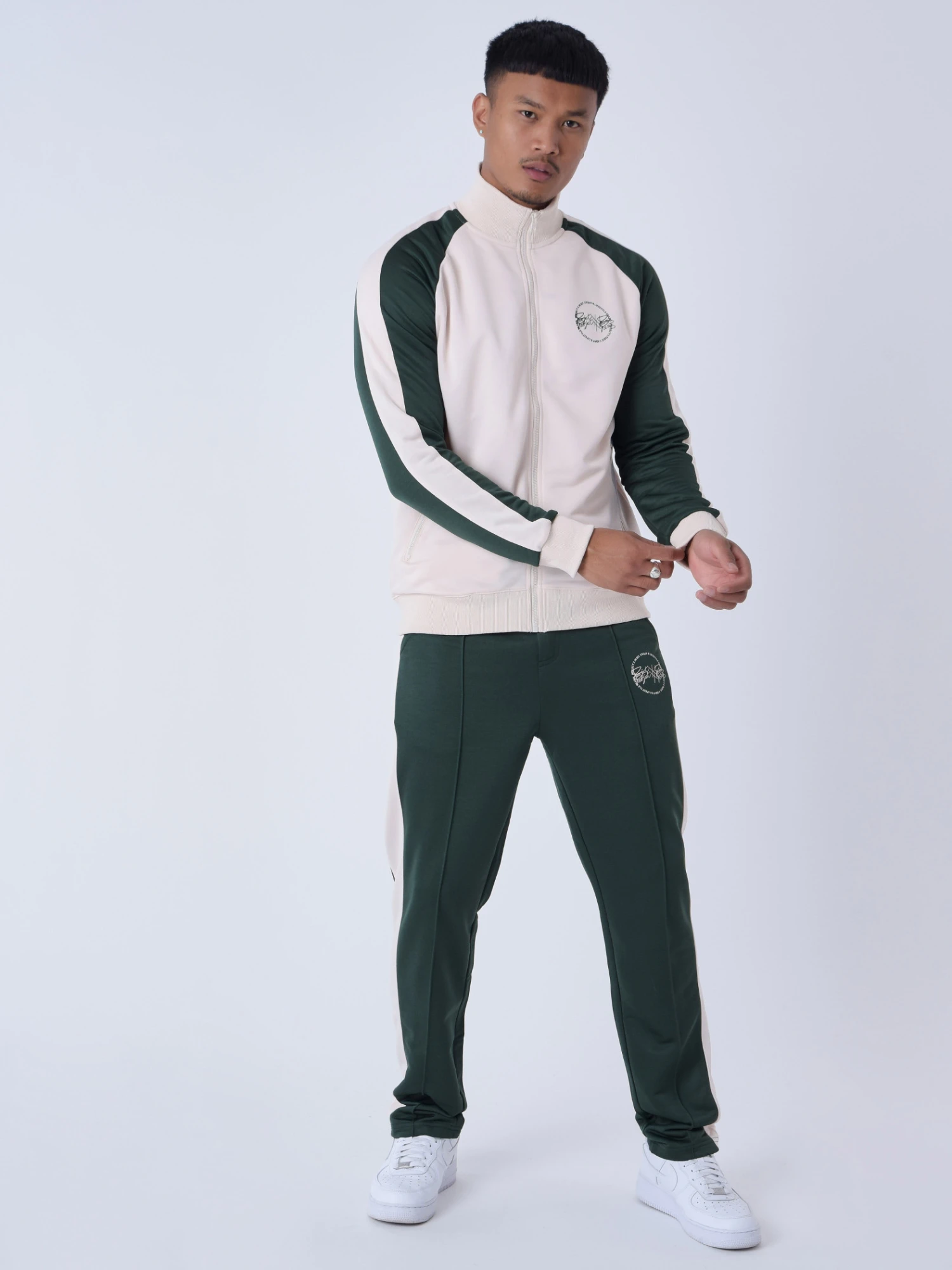 Pantalon Bicolore Ă Empiecement