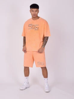 Short En Tissus Délavé