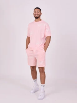 Short Soft Style Maille Imprimé Logo